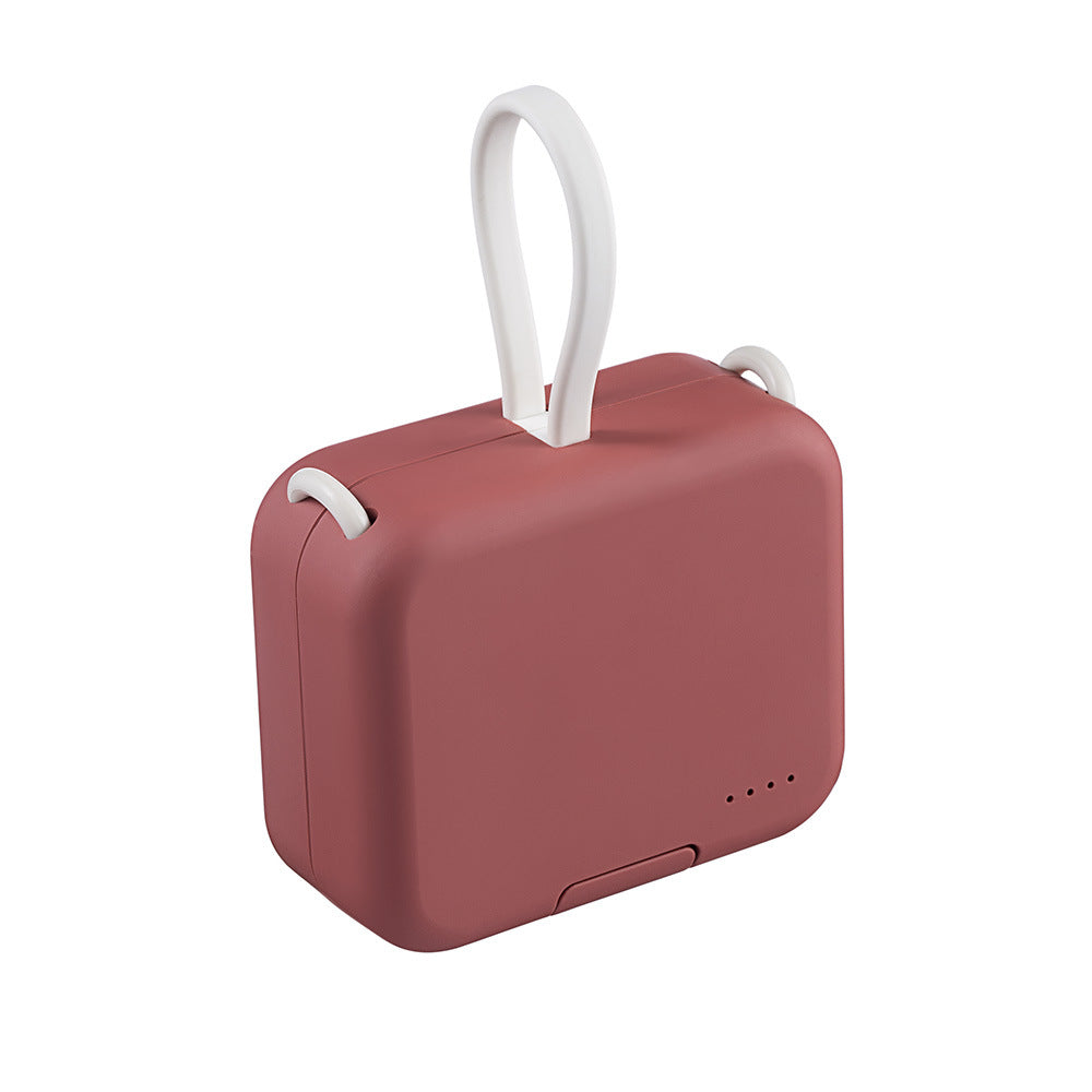 Compact 4000mAh Power Bank with Integrated Stand