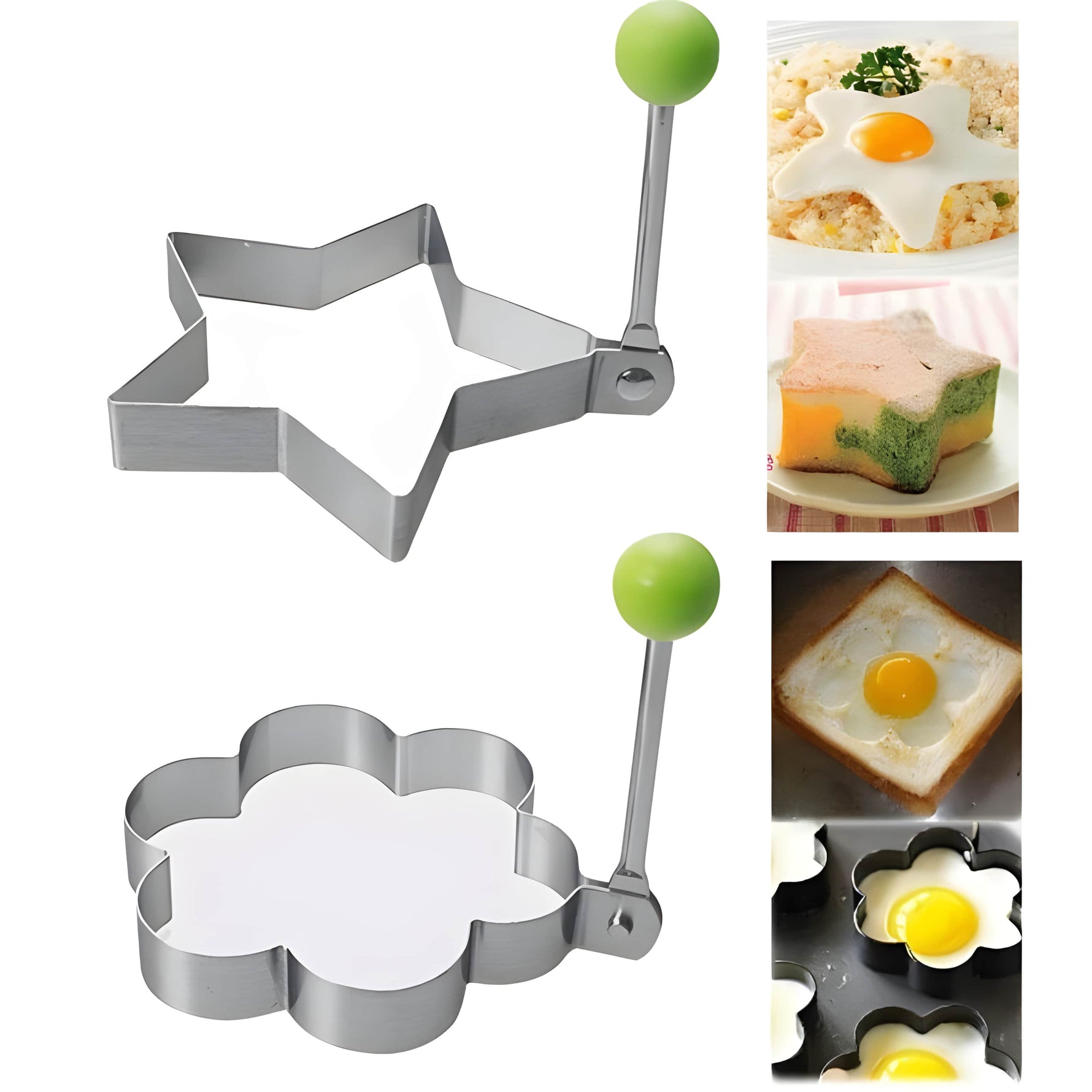 Egg Magic | Stainless Steel Rings for Creative Breakfast Delights