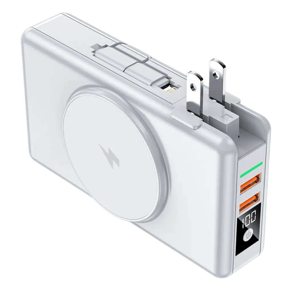 EnergiPower 5-in-1 Powerbank – 15.000mAh mit Schnellladefunktion