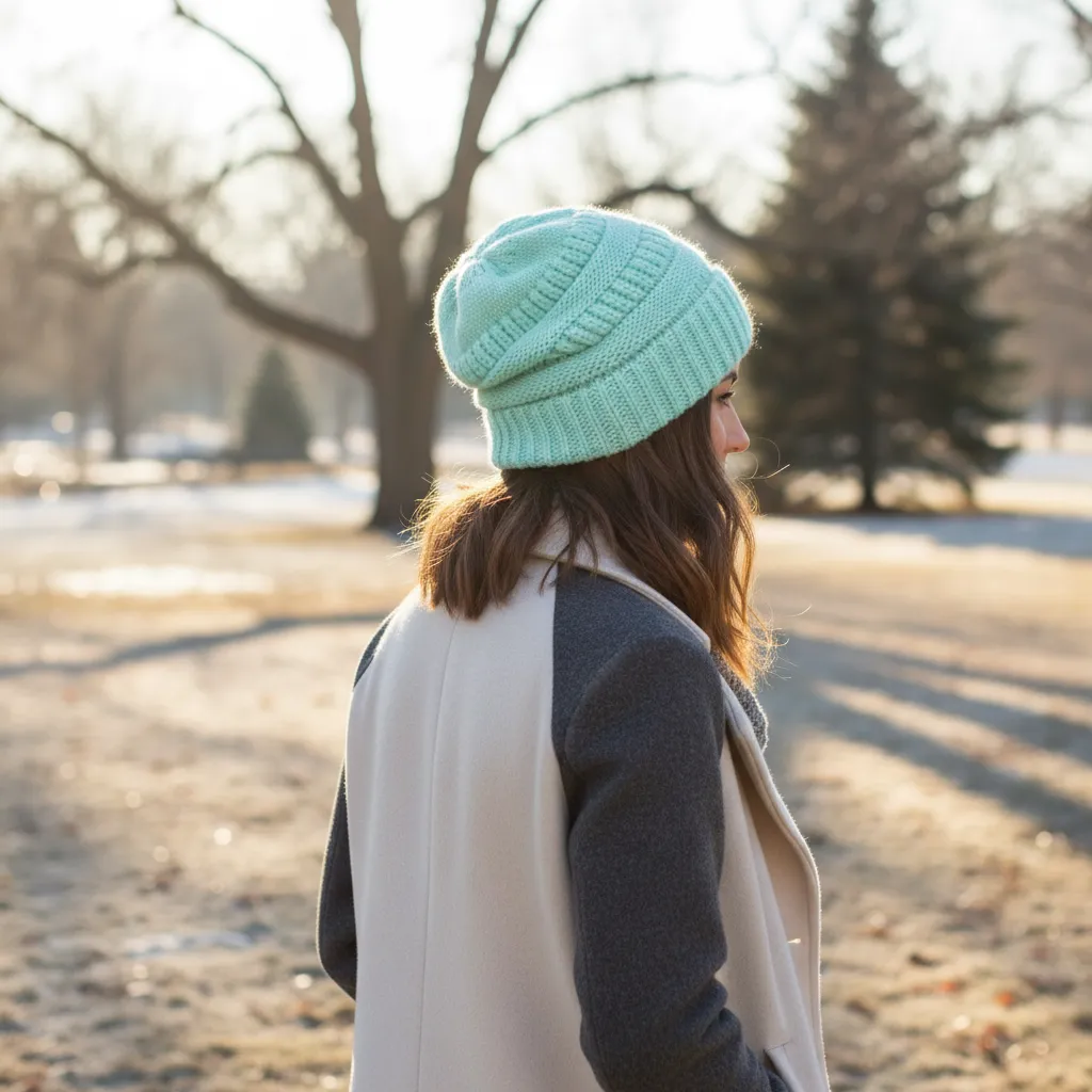 Winter Elegance – Handcrafted Women's Beanie for Cozy Warmth