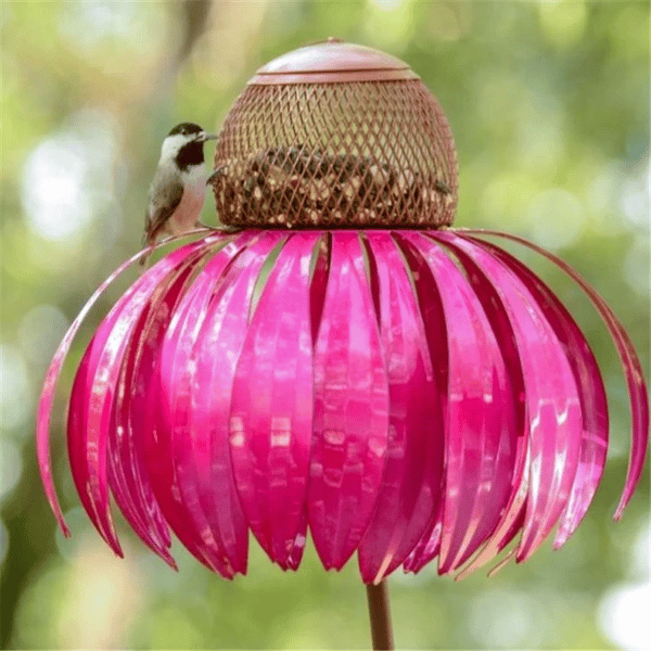 Blumen-Vogelfutterstation für den Garten – Natürliche Schönheit erleben