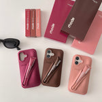 Stylische 3D Silikon Lippenstift Handyhülle für iPhone