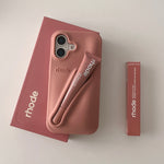 Stylische 3D Silikon Lippenstift Handyhülle für iPhone