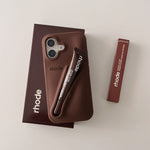 Stylische 3D Silikon Lippenstift Handyhülle für iPhone