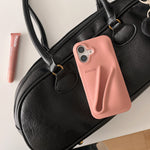 Stylische 3D Silikon Lippenstift Handyhülle für iPhone
