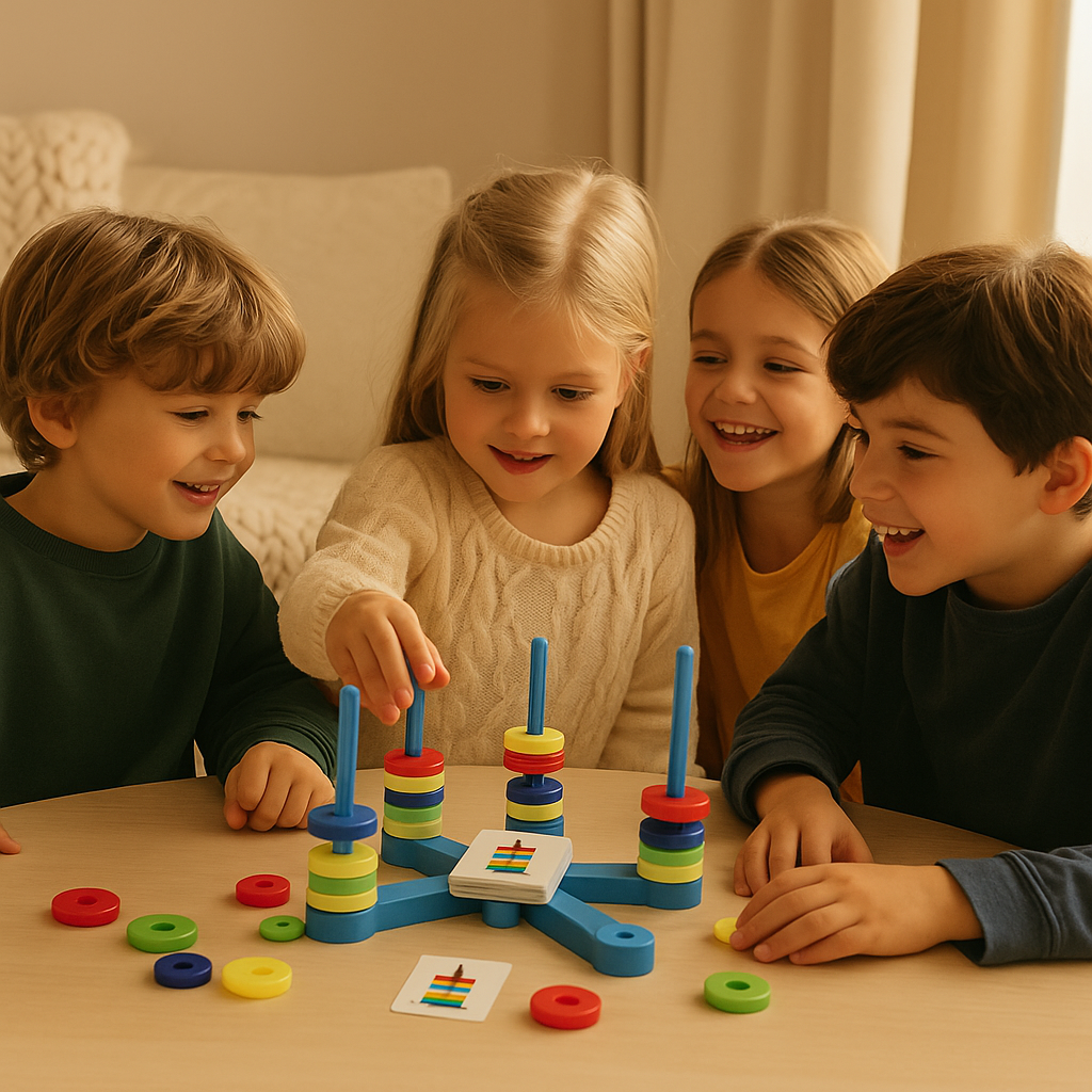 Farben- und Sortierspiel mit Montessori-Magneten