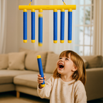 Reaktionsspiel für Kinder mit fallenden Stäbchen