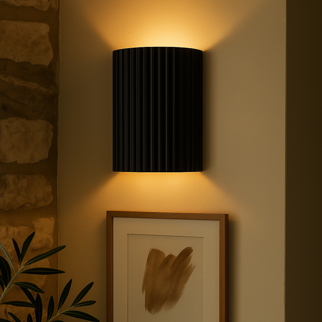 Elegante LED-Wandlampe – Minimalistische Leuchte mit sanfter Beleuchtung