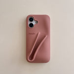 Stylische 3D Silikon Lippenstift Handyhülle für iPhone