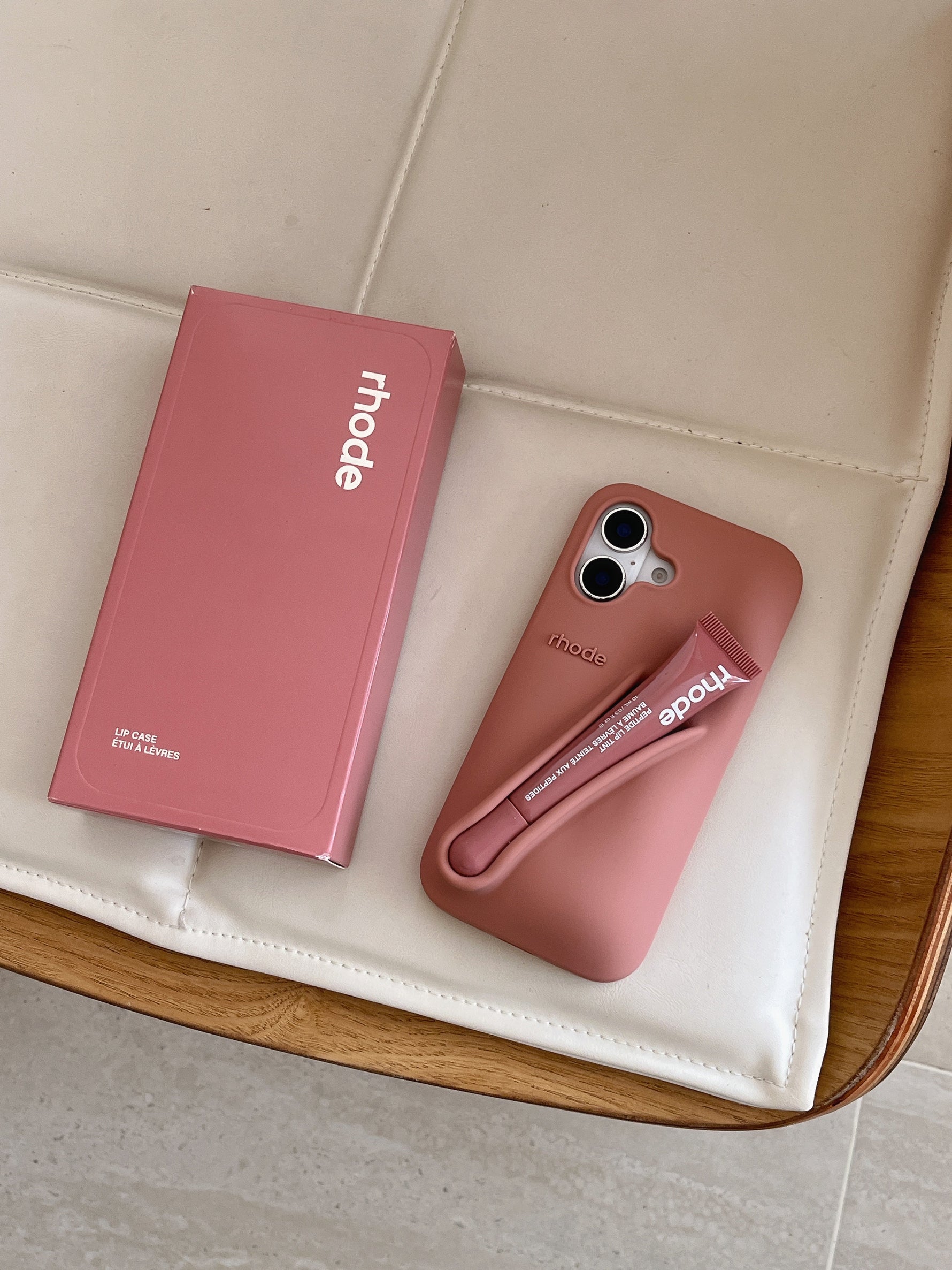 Stylische 3D Silikon Lippenstift Handyhülle für iPhone