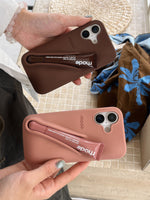 Stylische 3D Silikon Lippenstift Handyhülle für iPhone