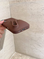 Stylische 3D Silikon Lippenstift Handyhülle für iPhone