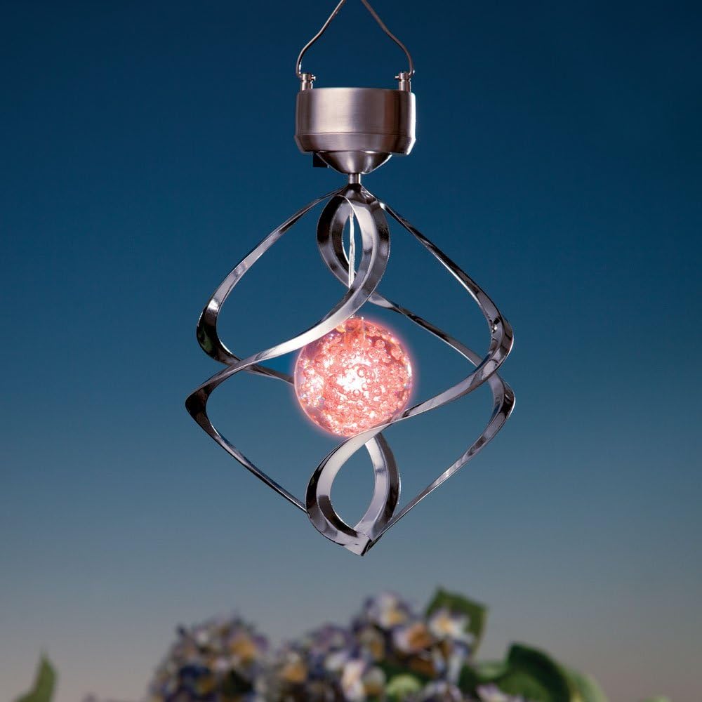 Solarbetriebene LED-Windspiele mit Farbwechsel – magische Gartenbeleuchtung