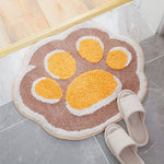 Rutschfeste Badezimmermatte mit saugfähigem Fußkissen | CatSoft