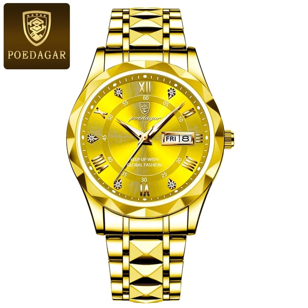 Elegante Herrenarmbanduhr mit präziser Quarztechnologie