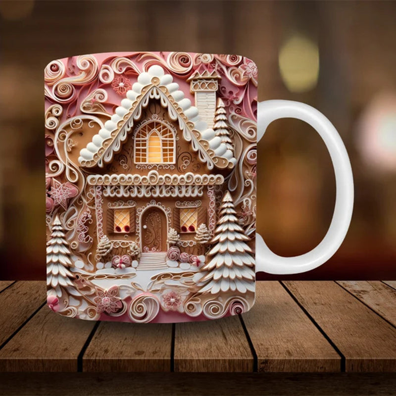 Festliche 3D Schneemann-Tasse - Ideales Geschenk für die Feiertage
