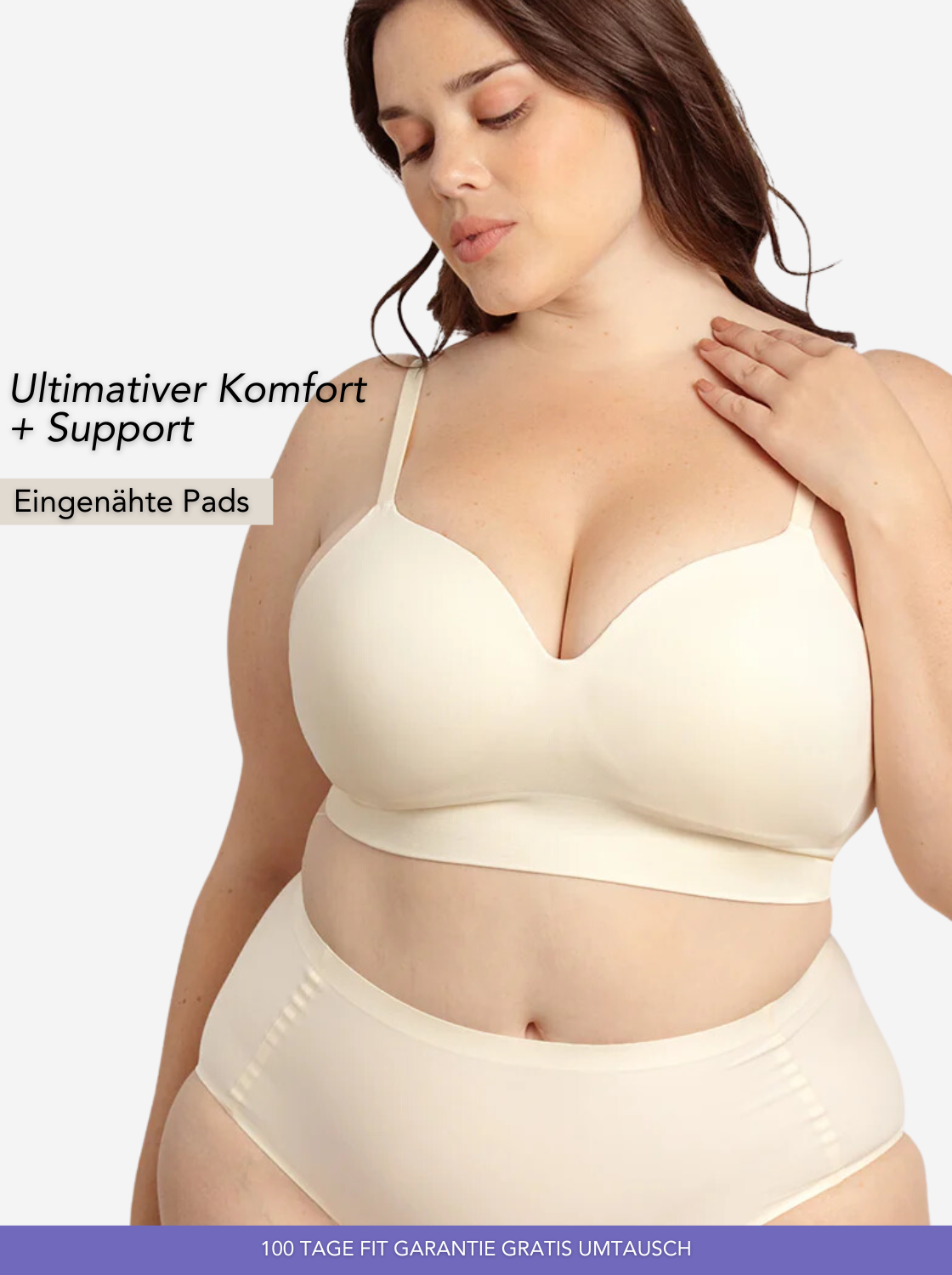 Comfortable Elegant Balconette Bra | All-around Support and Style