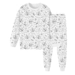 Selbstgestaltbarer Kinderpyjama zum Ausmalen