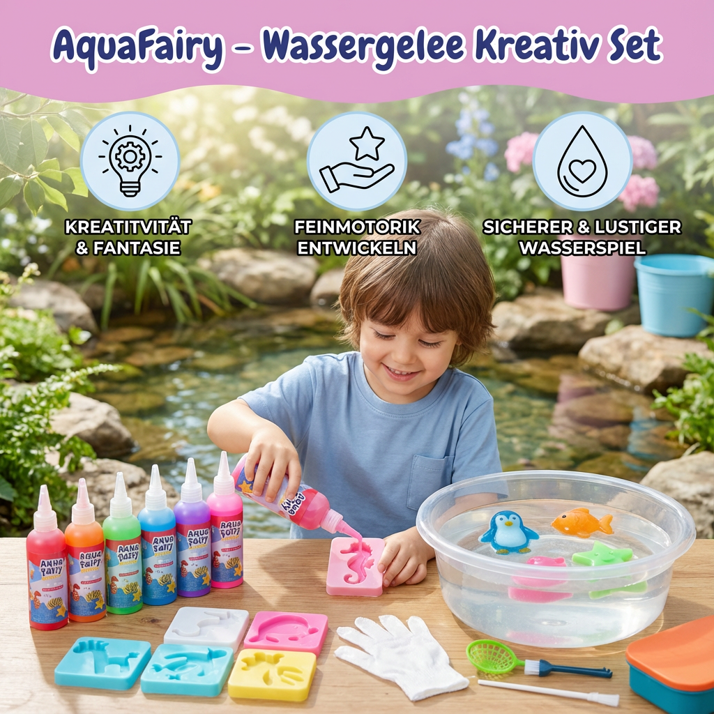 Kreativset mit Wassergelee für kreative Projekte