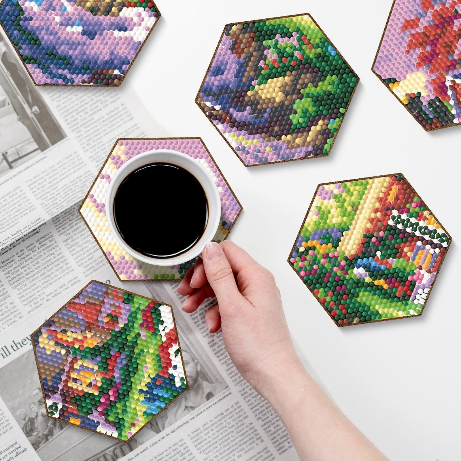 Creative Honeycomb Coasters – Add Style to Your Table