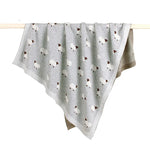 Weiche Babydecke mit Schafmotiven – Kuschelige Decke für den Kinderwagen