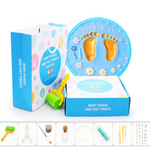 Set zur Erstellung von Baby Hand- und Fußabdrücken aus Ton – DIY Erinnerung