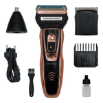 3-in-1 Trimmer ohne Kabel – Barttrimmer, Nasenhaarschneider und Rasierer