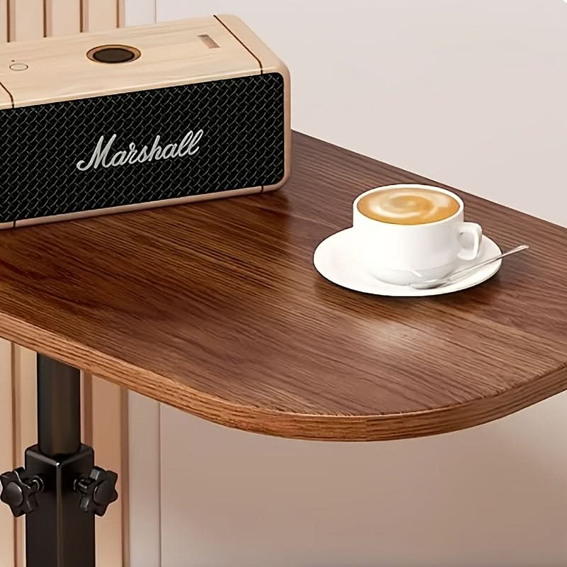 Flexibler Beistelltisch – Holz & Metall für Sofa oder Bett