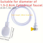 Multifunctional showerhead with flexible hose for household