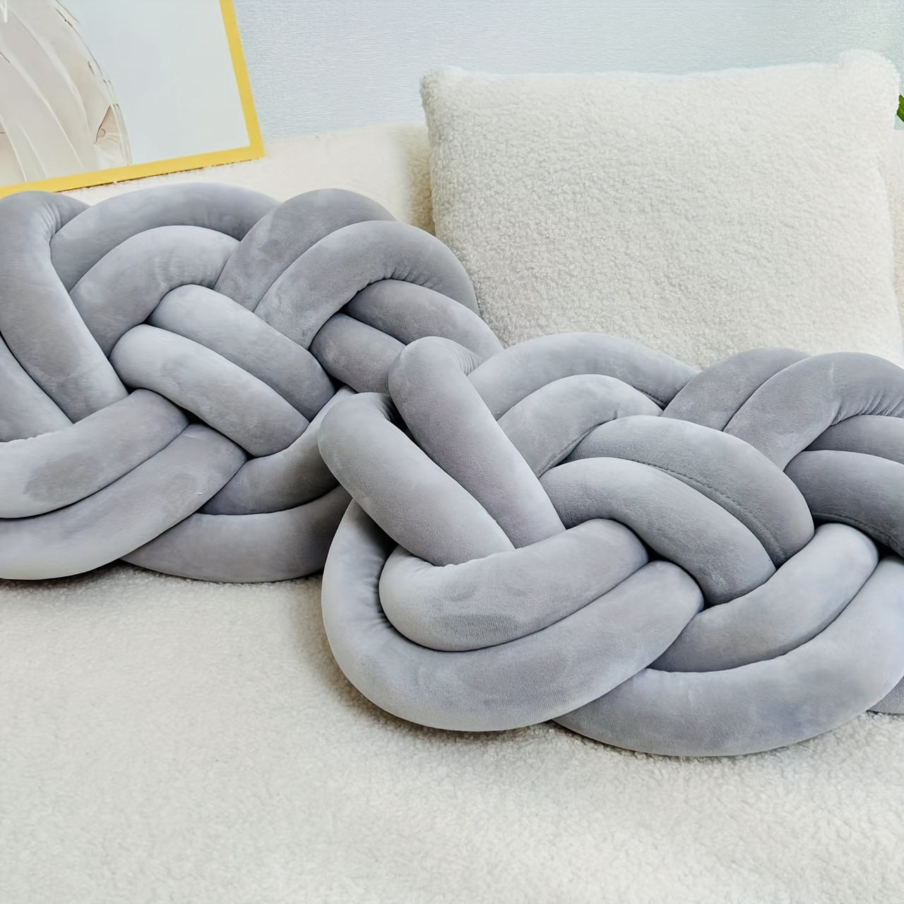 Gemütliche Runde Kissen mit Knopfdetails – 2er Set für Ihr Zuhause