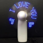 ChillBreeze LED Mini Fan | Portable USB Fan with Light Effects