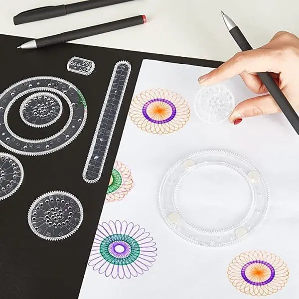 22-teiliges Spiralmesserset – Kreatives Zeichnen leicht gemacht