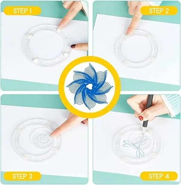 22-teiliges Spiralmesserset – Kreatives Zeichnen leicht gemacht