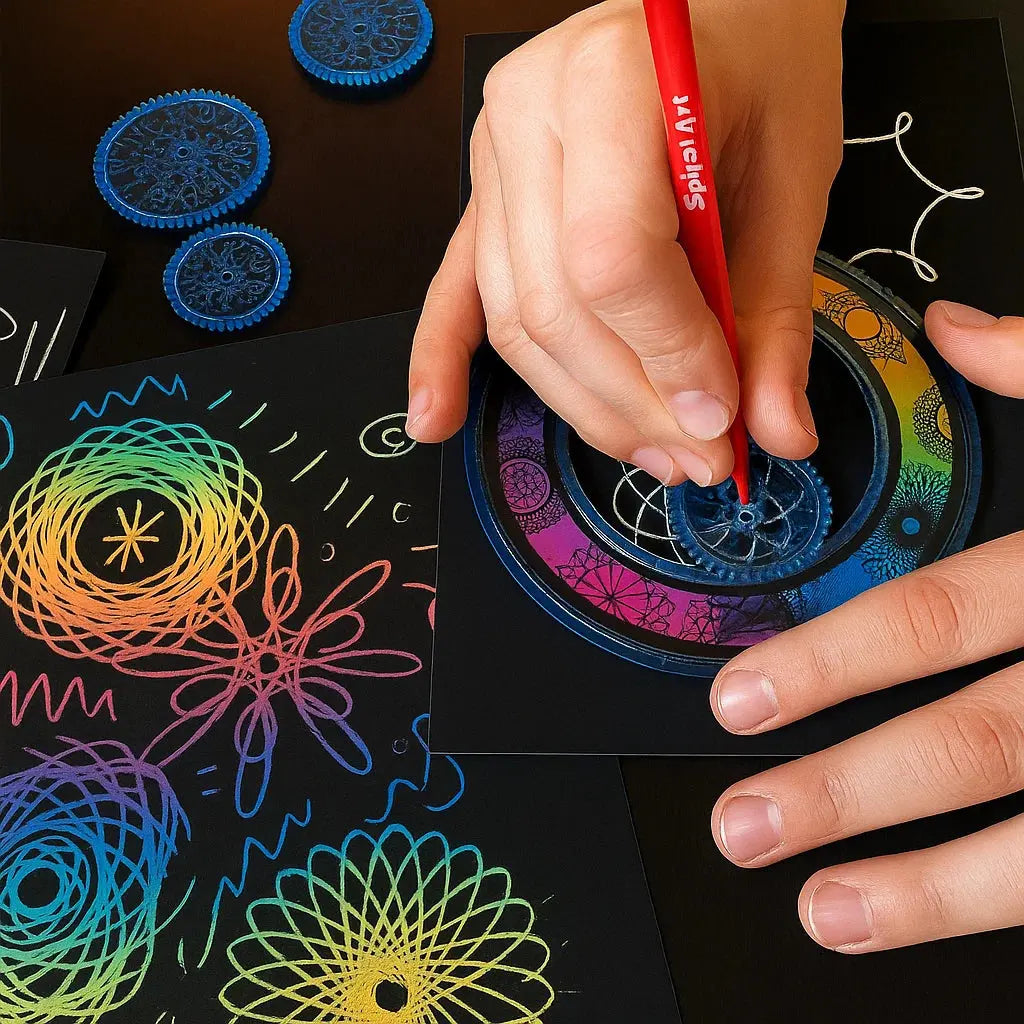 22-teiliges Spiralmesserset – Kreatives Zeichnen leicht gemacht