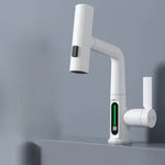 Smart Kitchen Faucet with Temperature Display and Spray Modes