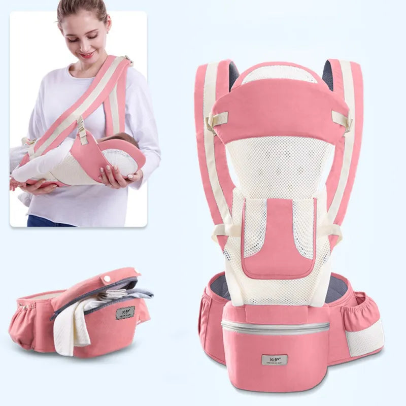 Ergonomisches Tragetuch für Babys – Bequeme Trage mit Stauraum