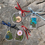 Set mit getrockneten Blumen-Lesezeichen – 30 Stück mit Quaste