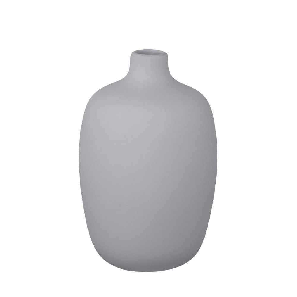 Elegante Keramikvase in Grau – Stilvolles Design S