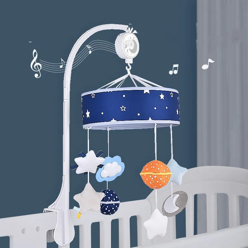 Musik-Mobile für Babys mit Sternen – Spieluhr für das Kinderbett