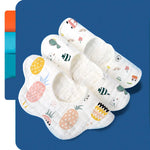 Musselin Baby Lätzchen – Sanfte Spucktücher mit niedlichen Designs
