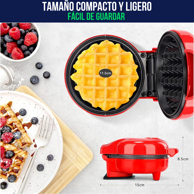 Compact Waffle Wonder Machine for Delicious Snacks