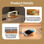 SmartWood Licht | Kabellose Lade-Lampe mit Touch-Steuerung