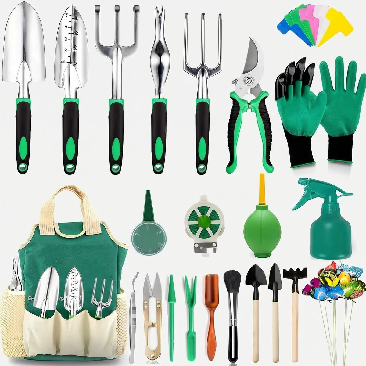 23-Piece Hand Tool Kit for Gardening - Unisex Gardening Tools