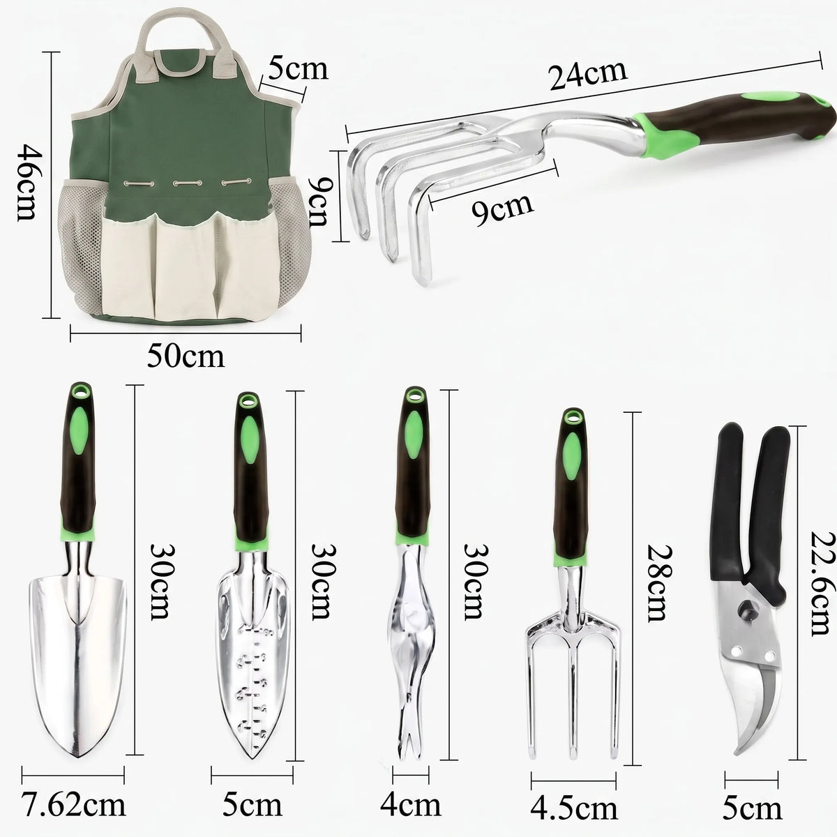 23-Piece Hand Tool Kit for Gardening - Unisex Gardening Tools