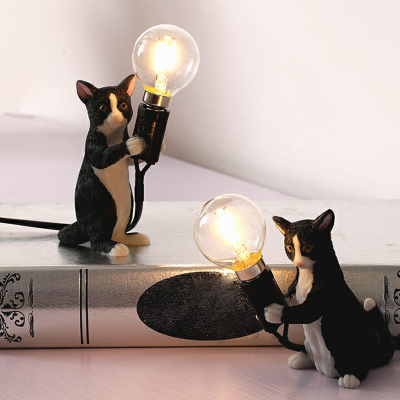 Gemütliche Nachttischlampe für Kinderzimmer – Resin 1-Birne