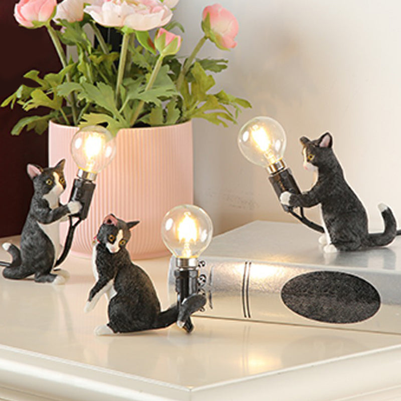 Gemütliche Nachttischlampe für Kinderzimmer – Resin 1-Birne