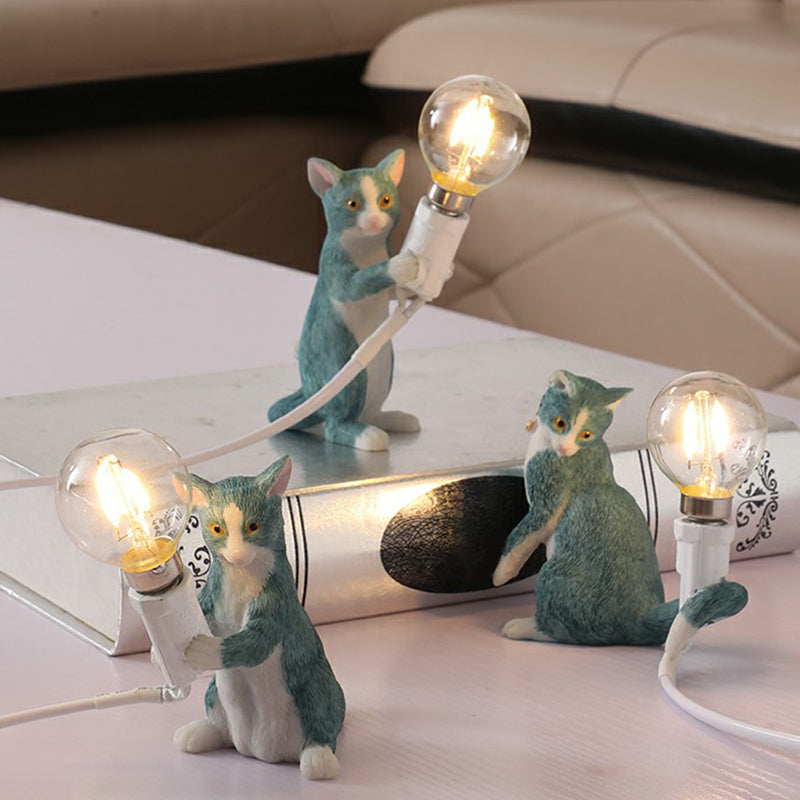 Gemütliche Nachttischlampe für Kinderzimmer – Resin 1-Birne