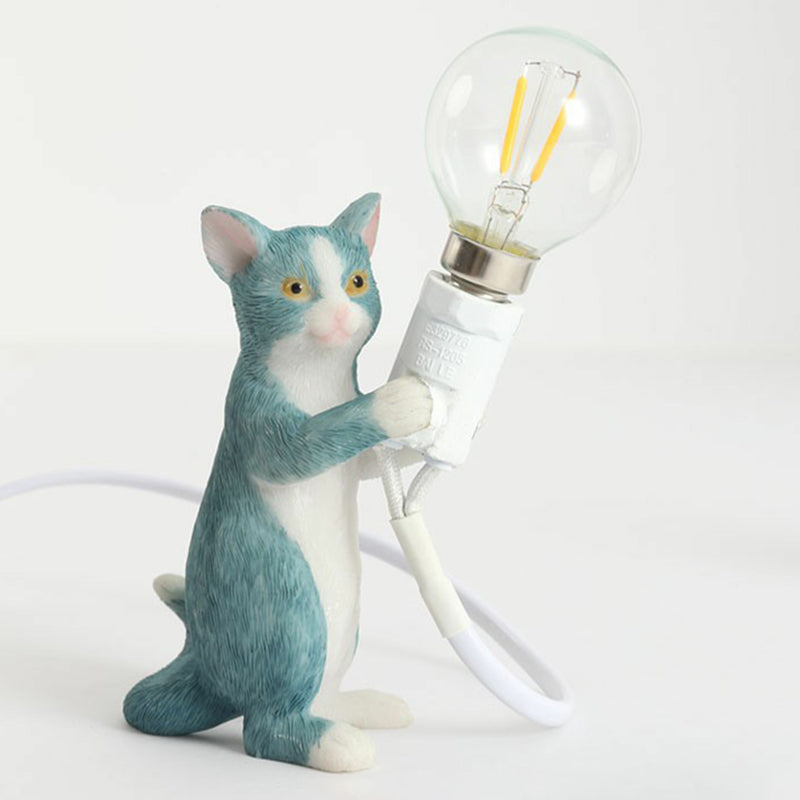 Gemütliche Nachttischlampe für Kinderzimmer – Resin 1-Birne
