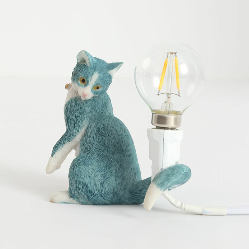 Gemütliche Nachttischlampe für Kinderzimmer – Resin 1-Birne