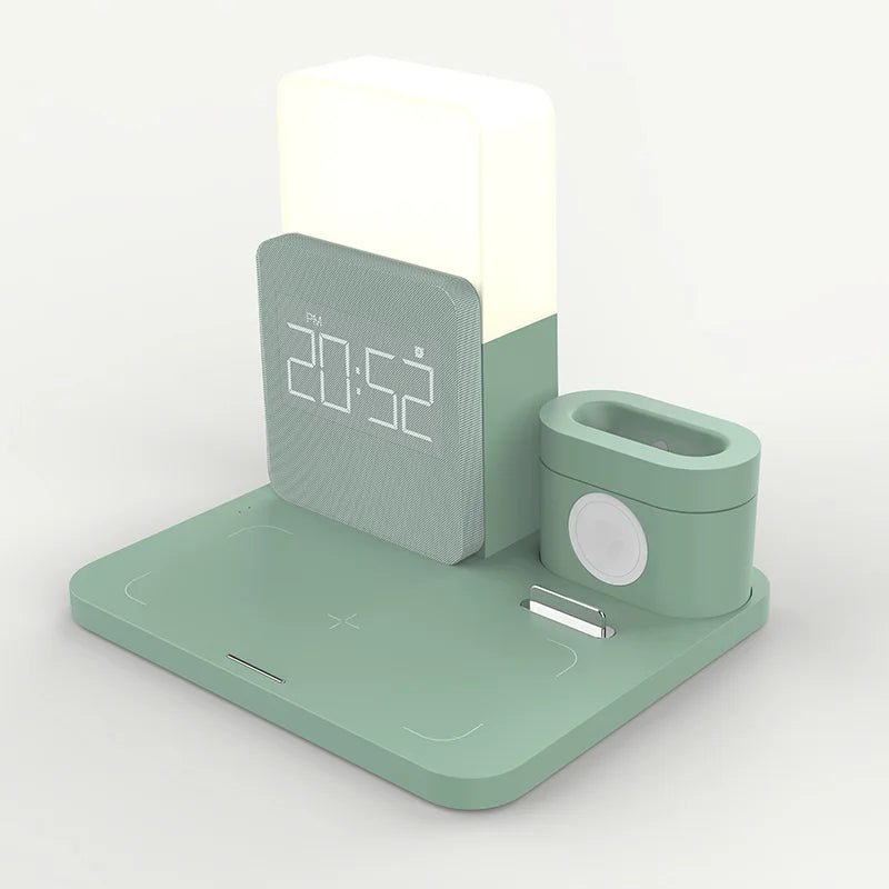 LumiCharge - Elegant Charging and Lighting Station for Your Bedroom